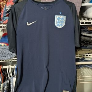 Nike Men's Dark Blue England Soccer Jersey